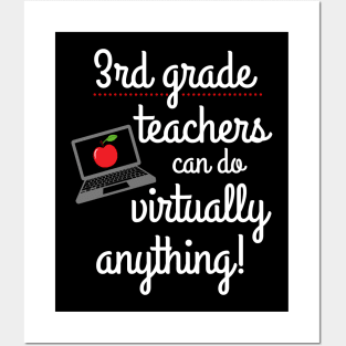 Third Grade Teachers Can Do Virtually Anything Posters and Art